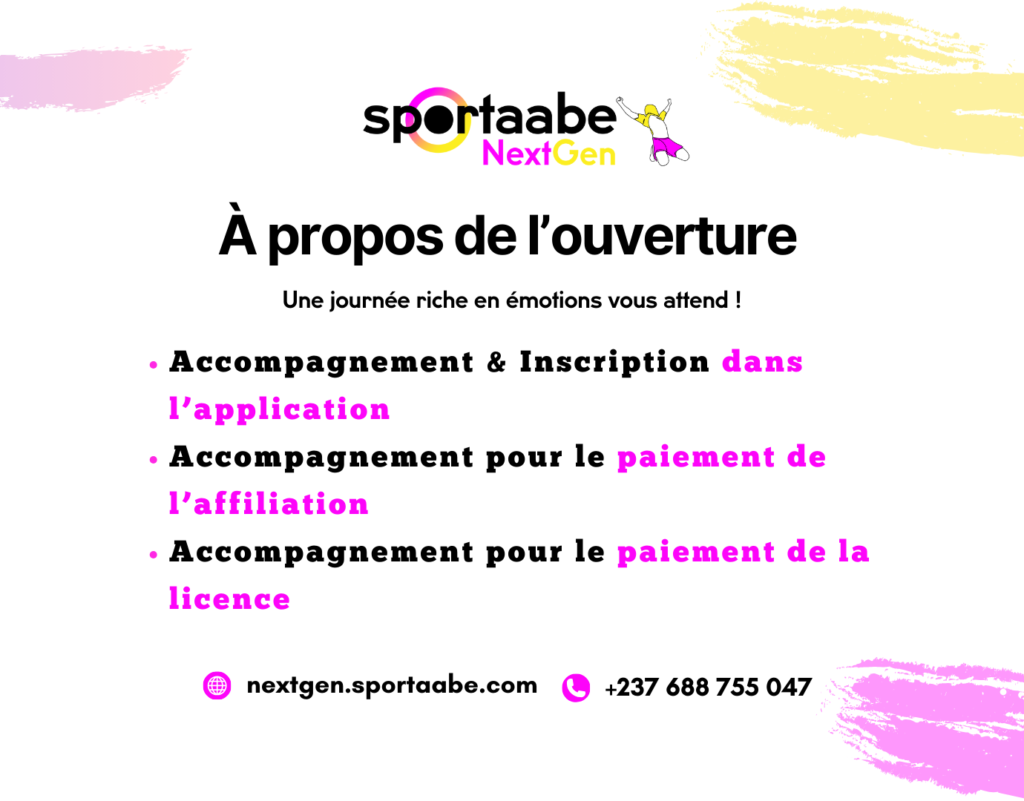 les activités prévues de l'ouverture du tournoi